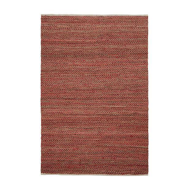Hemp Rug Natural Red 160 x 230