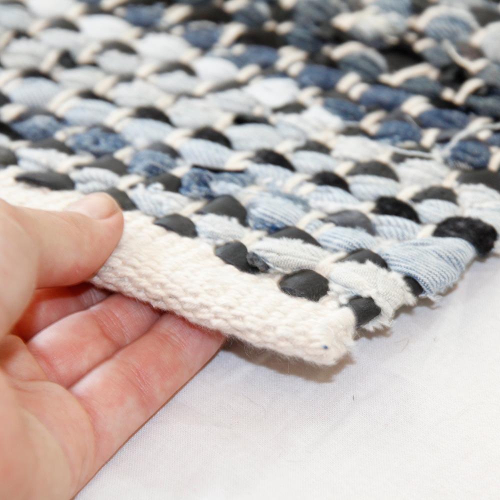 Denim Flatweave Rug Black