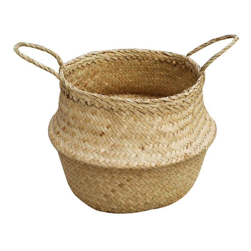 Seagrass Belly Baskets-Natural-Evergreen Life